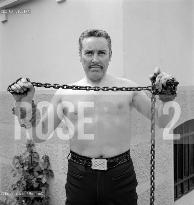 THE OPERA SINGER MARIO DEL MONACO AT HOME IN LANCENIGO (PD) - 1966 © ARCHIVIO Graziano Arici/Rosebud2  / MUSICA / OPERA LIRICA