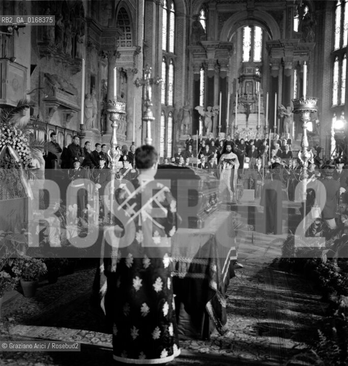 THE FUNERAL OF THE COMPOSER IGOR STRAVINSKIJ IN VENICE - 1971 -  © ARCHIVIO Graziano Arici/Rosebud2  / MUSICA / COMPOSITORE / FUNERALE