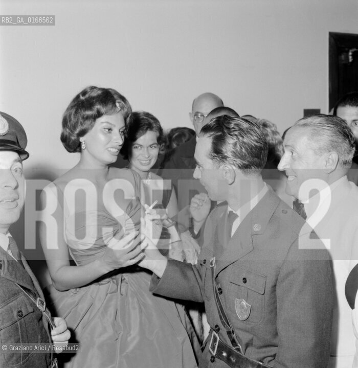 THE  ACTRESS SOPHIA LOREN  IN VENICE - 1959 - © ARCHIVIO Graziano Arici/Rosebud2  / ATTRICE /