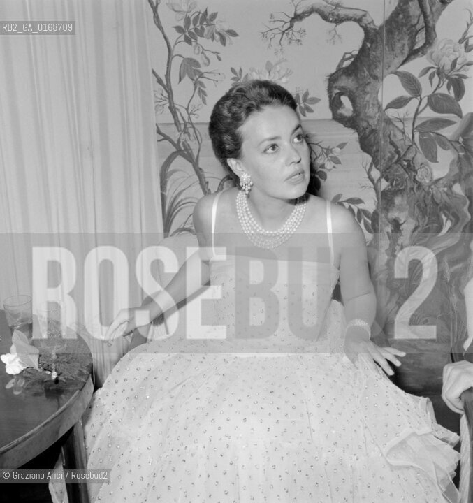 THE ACTRESS JEANNE MOREAU AT INTERNATIONAL FILM FESTIVAL OF VENICE - 1959 - © ARCHIVIO Graziano Arici/Rosebud2  / ATTRICE / MOSTRA DEL CINEMA /