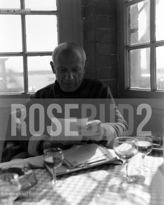 THE ARTIST PAINTER PABLO PICASSO - PARIS - 1948 - © ARCHIVIO Graziano Arici/Rosebud2  / ARTE /