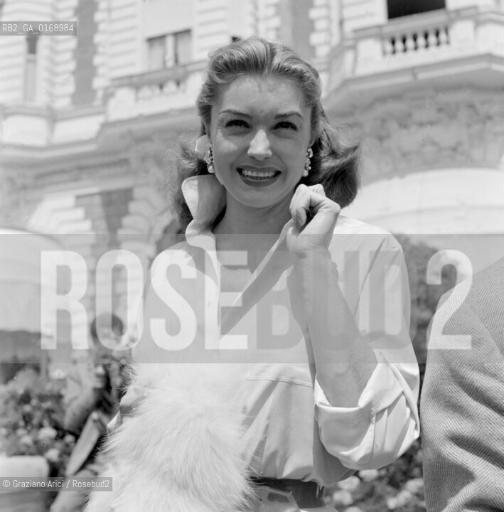 THE ACTRESS ESTHER WILLIAMS - CANNES - 1957 - © ARCHIVIO Graziano Arici/Rosebud2  / ATTRICE /