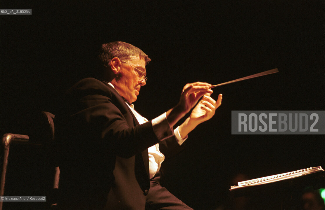 THE CONDUCTOR JEFFREY TATE - VENICE - 2001 @ Graziano Arici/Rosebud2 / MUSICA / DIRETTORE DORCHESTRA