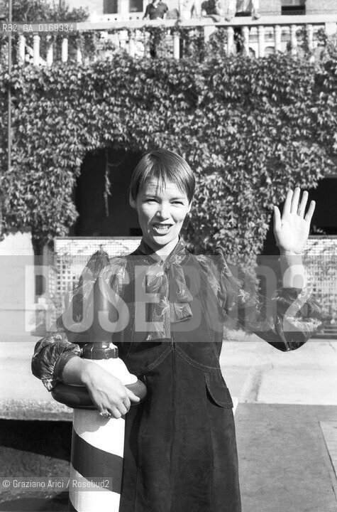 CINEMA / LATTRICE GLENDA JACKSON (GRAN BRETAGNA / FILM SUNDAY, BLOODY SUNDAY (DOMENICA MALEDETTA DOMENICA) / MOSTRA INTERNAZIONALE DARTE CINEMATOGRAFICA, BIENNALE 1971 - © ARCHIVIO Graziano Arici/Rosebud2 