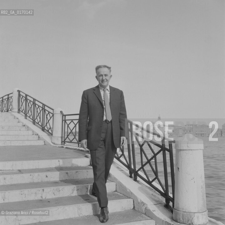 POLITICA / IL POLITICO GILAS MILOVAN (MACEDONIA) A VENEZIA / PARTITO COMUNISTA JUGOSLAVO / 1969 - © ARCHIVIO Graziano Arici/Rosebud2 