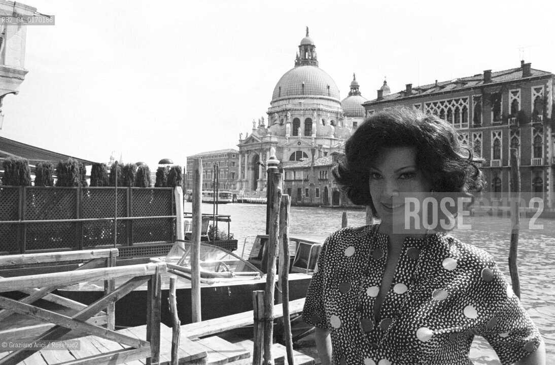 MUSICA LIRICA OPERA / LA CANTANTE ANNA MOFFO A VENEZIA / 1979 - © ARCHIVIO Graziano Arici/Rosebud2 .