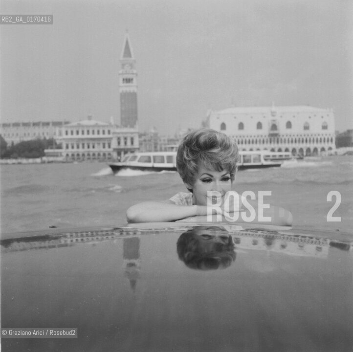 CINEMA / LATTRICE BARBARA RUSH (USA) A VENEZIA / IN MOTOSCAFO / SAN MARCO, PALAZZO DUCALE - © ARCHIVIO Graziano Arici/Rosebud2 
