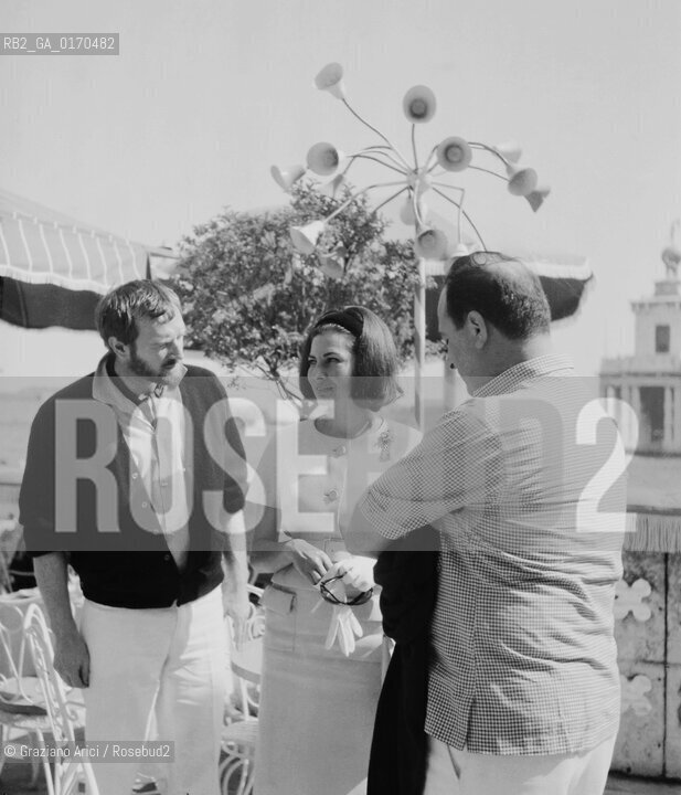 CINEMA / LATTRICE SORAYA ESFANDIARI BAKHTIARI EX IMPERATRICE DELLIRAN A VENEZIA CON RICHARD HARRIS/1964 - © ARCHIVIO Graziano Arici/Rosebud2 
