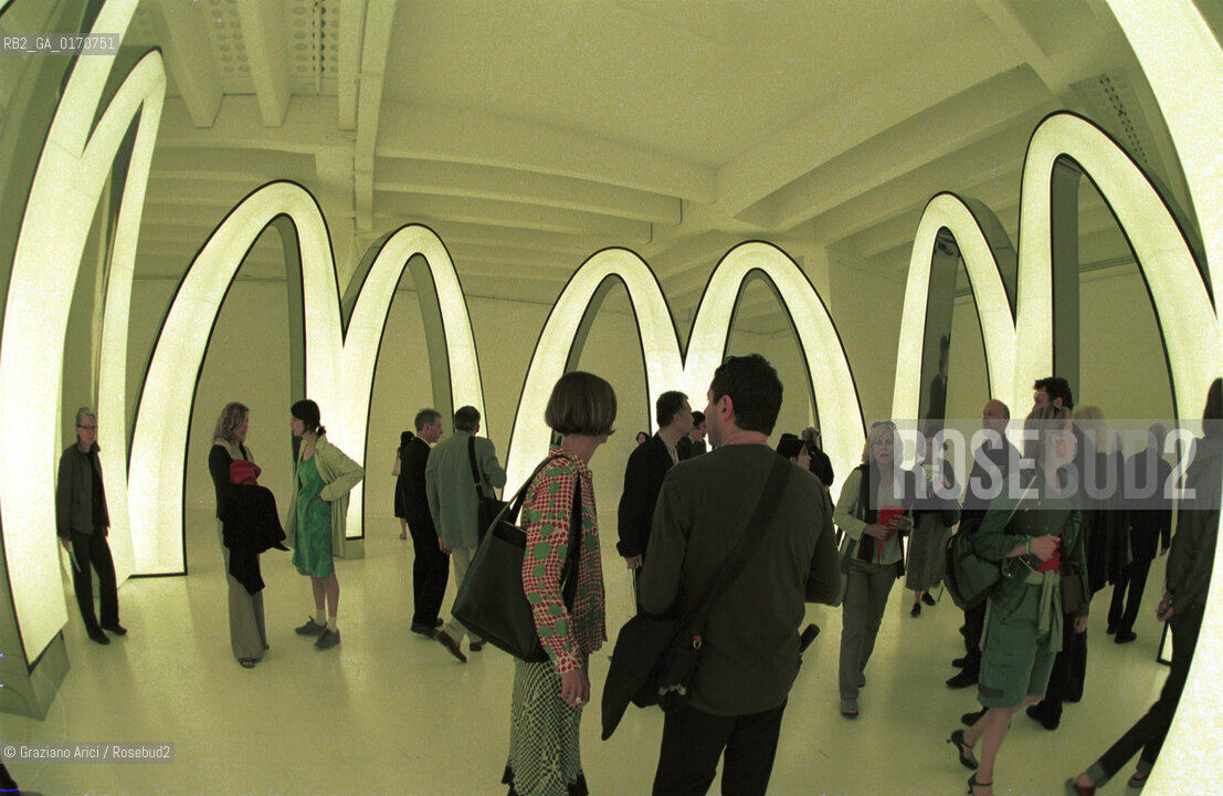 49¡ ESPOSIZIONE INTERNAZIONALE DARTE-  LA BIENNALE DARTE - JAPANESE PAVILLION -WORK  OF THE ARTIST MASATA NAKAMURA  -2001  @ Graziano Arici/Rosebud2 / ARTE / ARTIST
