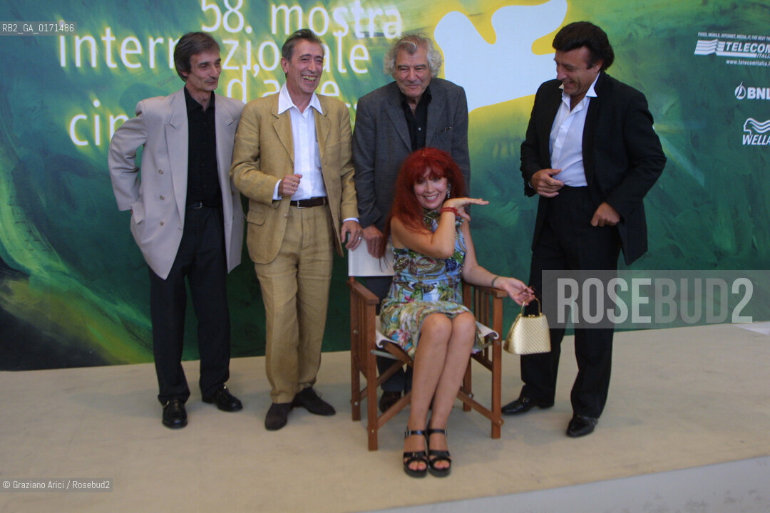 5/04- VENICE - 58. INTERNATIONAL FILM FESTIVAL -  FIFI MARTINGALE - THE CAST OF THE FILM - ©Graziano Arici/Rosebud2