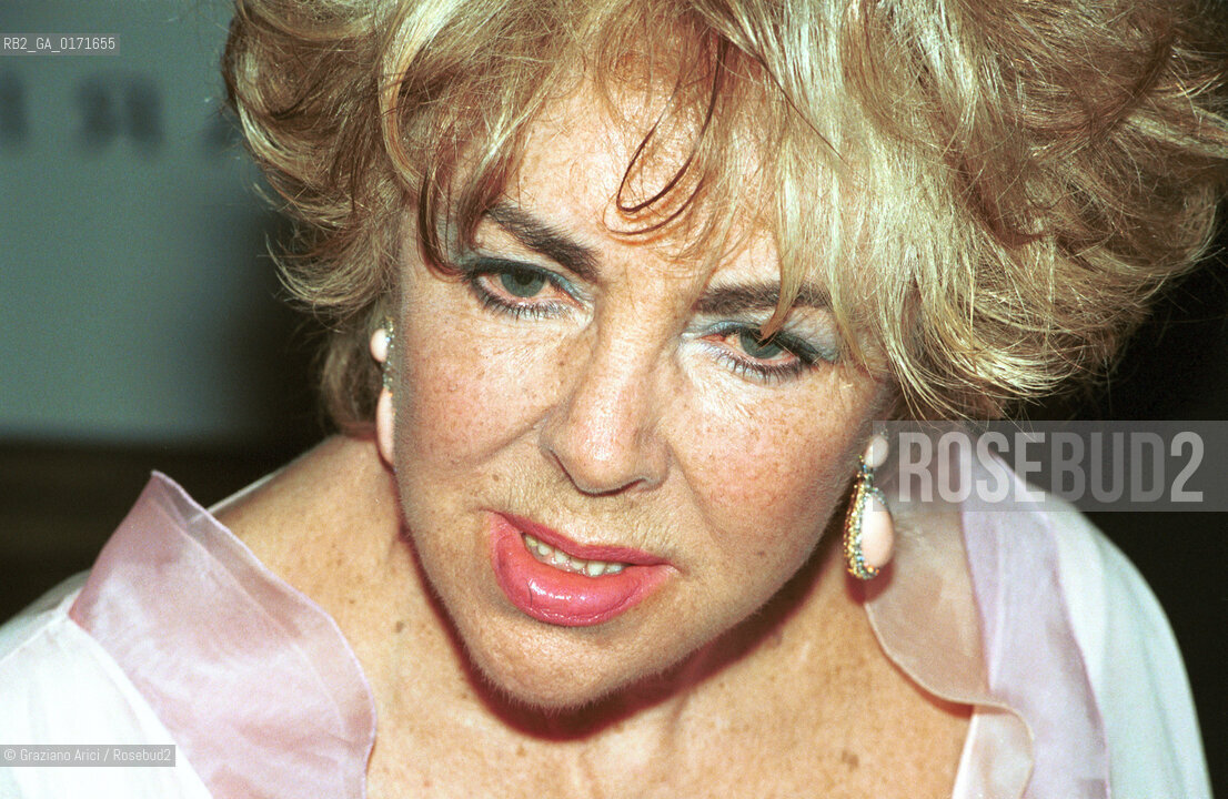 31/08 - 58. INTERNATIONAL FILM FESTIVAL OF VENICE - CINEMA AGAINST AIDS VENICE (AMFAR) - THE ACTRESS LIZ TAYLOR - ©Graziano Arici/Rosebud2
