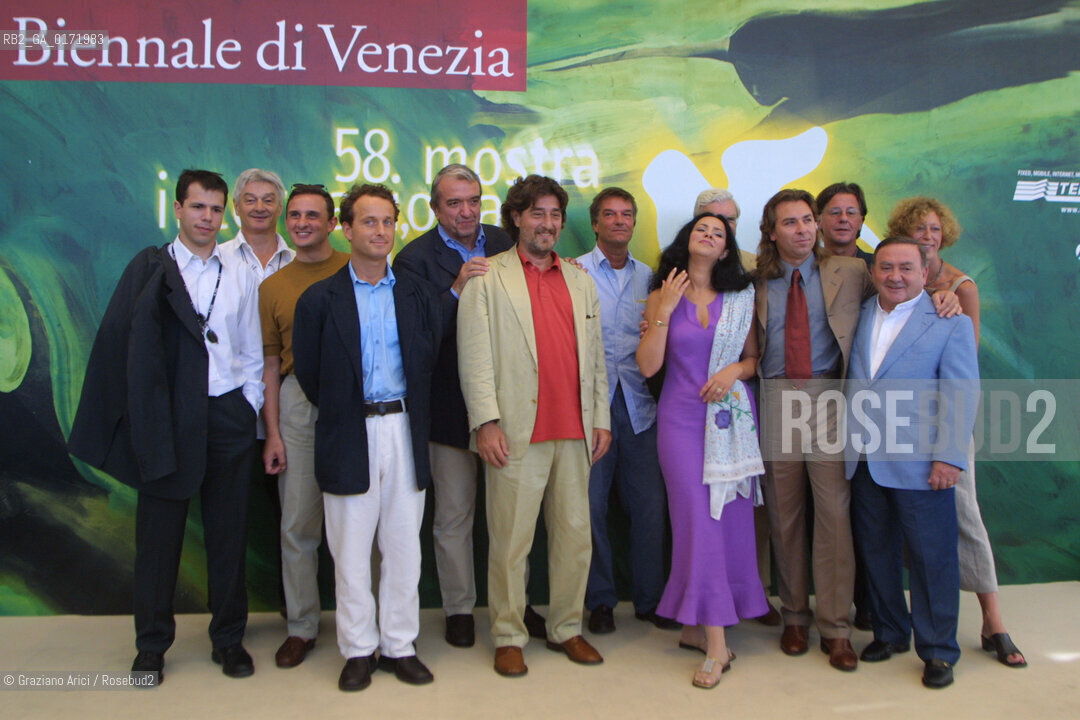 31/08 - VENICE - 58. INTERNATIONAL FILM FESTIVAL - FILM TOSCA -THE CAST OF THE FILM - ©Graziano Arici/Rosebud2