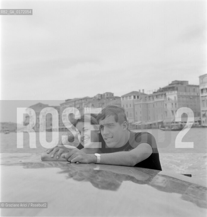 THE POP SINGER ADRIANO CELENTANO IN VENICE - 1962 - © ARCHIVIO Graziano Arici/Rosebud2  / MUSICA POP / CANTANTE