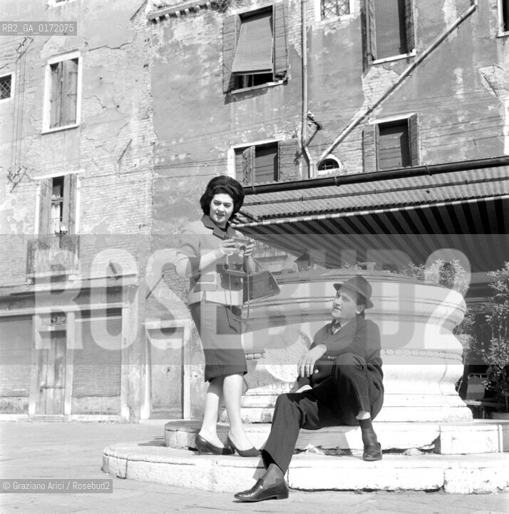 THE OPERA SINGER  FIORENZA COSSOTTO IN VENICE - 1964 © ARCHIVIO Graziano Arici/Rosebud2  / MUSICA/ CANTANTE LIRICO