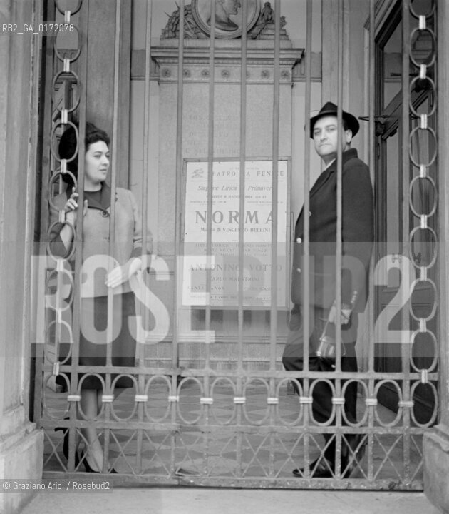 THE OPERA SINGER  FIORENZA COSSOTTO IN VENICE - 1964 © ARCHIVIO Graziano Arici/Rosebud2  / MUSICA/ CANTANTE LIRICO