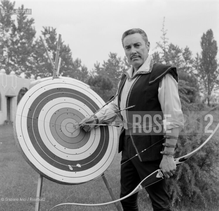 THE OPERA SINGER MARIO DEL MONACO AT HIS HOME - LANCENICO - 1970 - ©Graziano Arici/Rosebud2 / CANTANTE LIRICO