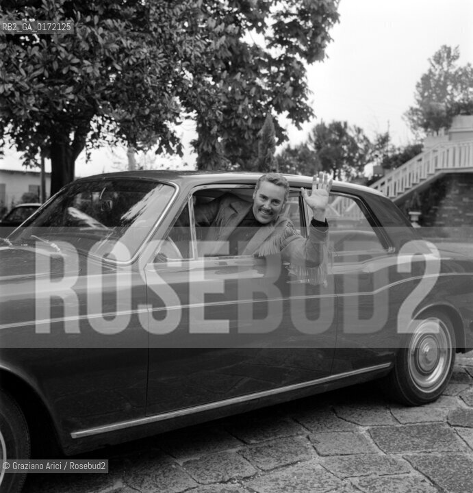 THE OPERA SINGER MARIO DEL MONACO AT HIS HOME - LANCENICO - 1970 - ©Graziano Arici/Rosebud2 / CANTANTE LIRICO