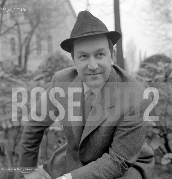 THE OPERA SINGER GASTONE LIMARILLI - ASOLO - 1961 © ARCHIVIO Graziano Arici/Rosebud2  / MUSICA/ CANTANTE LIRICO