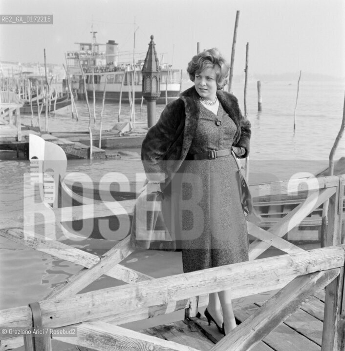 THE OPERA SINGER  MARCELLA POBBE IN VENICE - 1962 © ARCHIVIO Graziano Arici/Rosebud2  / MUSICA/ CANTANTE LIRICO