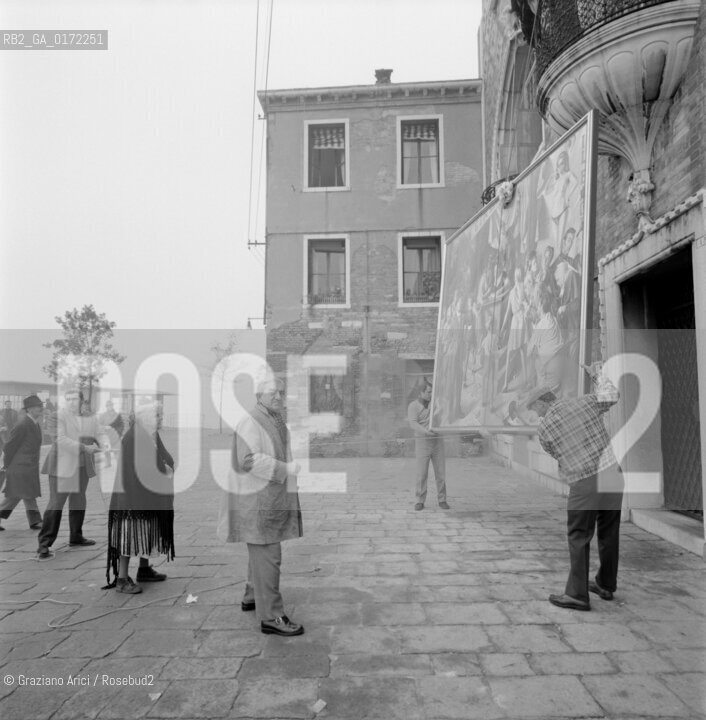 THE PAINTER GREGORIO SCILTIAN IN VENICE - 1969 - © ARCHIVIO Graziano Arici/Rosebud2  / ARTE / PITTORE