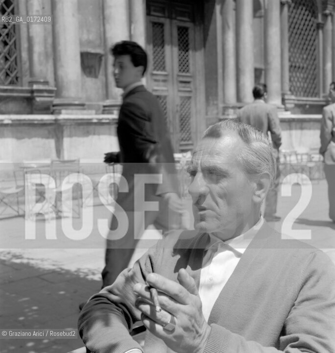 THE PAINTER VIRGILIO GUIDI - VENICE - 1954 - © ARCHIVIO Graziano Arici/Rosebud2  / ARTE / PITTORE