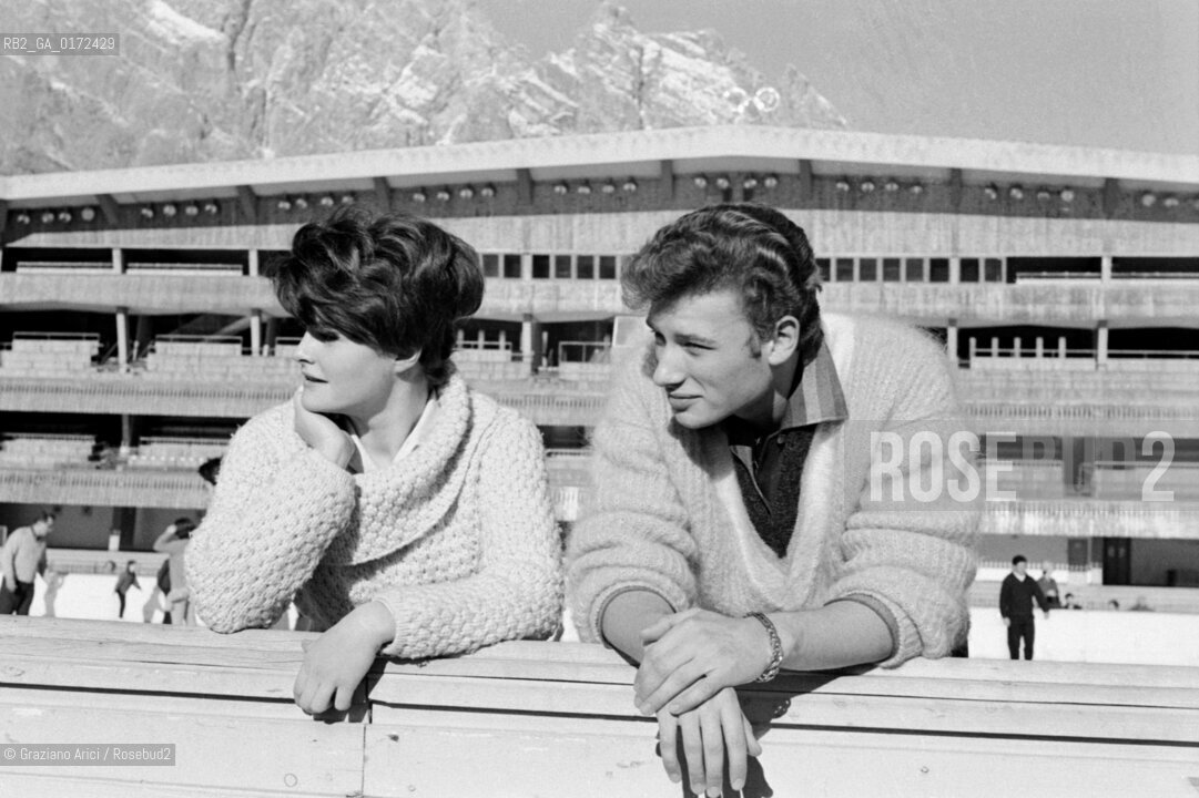THE  SINGER JOHNNY HALLYDAY - VENICE - 1961 © ARCHIVIO Graziano Arici/Rosebud2  / MUSICA / POP ROCK / CANTANTE