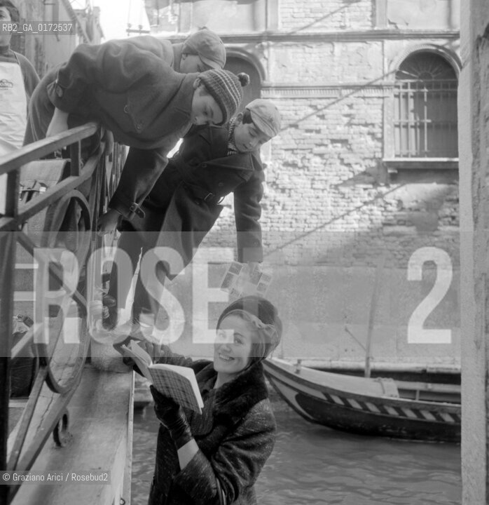 THE OPERA SINGER JOAN SUTHERLAND IN VENICE - 1961  © ARCHIVIO Graziano Arici/Rosebud2  / MUSICA / MUSICA LIRICA / CANTANTE