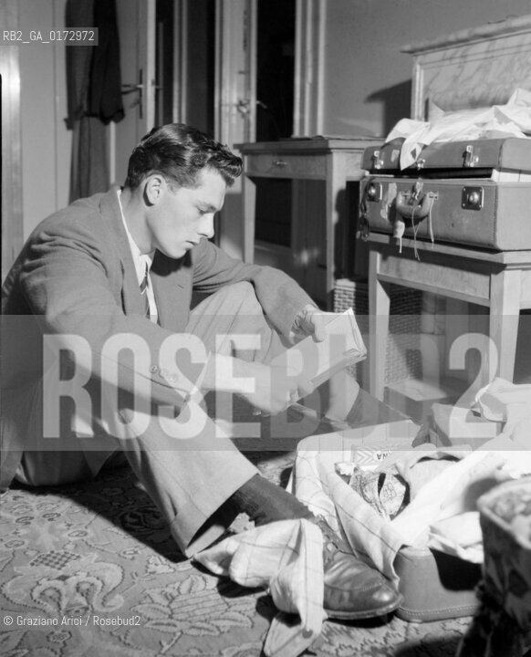 THE SON OF THE HOTELS KING, CONRAD NICK HILTON IN LAUSANNE - 1948 © ARCHIVIO Graziano Arici/Rosebud2  / ECONOMIA