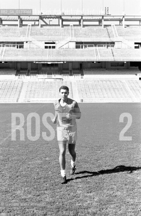 THE FOOTBALLER SANTISTEBAN IN MADRID - 1961- @ ARCHIVIO Graziano Arici/Rosebud2 / SPORT / CALCIATORE