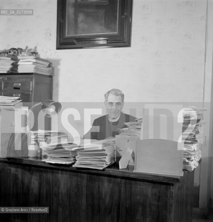 THE POLITICIAN AND JOURNALIST DON LUIGI STURZO -  ROME  - 1949  © ARCHIVIO Graziano Arici/Rosebud2  / POLITICA / D.C. / RELIGIONE / PRETE
