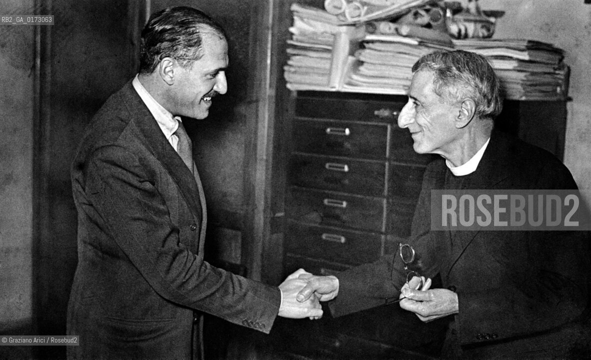THE POLITICIAN AND JOURNALIST DON LUIGI STURZO -  ROME  - 1949  © ARCHIVIO Graziano Arici/Rosebud2  / POLITICA / D.C. / RELIGIONE / PRETE