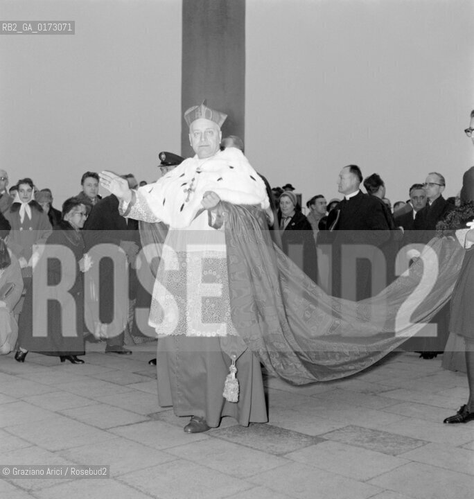 THE INVESTITURE CEREMONY OF THE PATRIARCH GIOVANNI URBANI - VENICE - 1959 - © ARCHIVIO Graziano Arici/Rosebud2  / PATRIARCA / RELIGIONE / VARIE