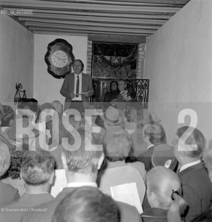 THE MARZOLLO CASE: FINANCIAL CRACK - THE BROKER ATTILIO MARZOLLO - 197? - © ARCHIVIO Graziano Arici/Rosebud2  / VARIE / FINANZA