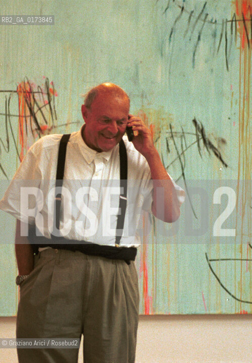 49¡ ESPOSIZIONE INTERNAZIONALE DARTE-  LA BIENNALE DARTE - ITALIAN PAVILLION - CY TWOMBLY IN HIS ROOM  LEPANTO  -2001  @ Graziano Arici/Rosebud2 / ARTE / PITTORE