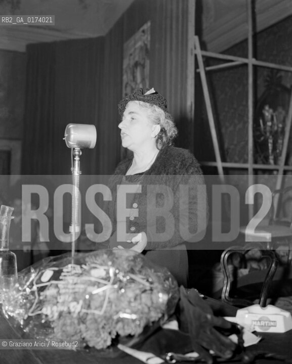 THE MINISTER TINA MERLIN AT THE INTERNATIONAL FILM FESTIVAL OF VENICE - 1960 - © ARCHIVIO Graziano Arici/Rosebud2  / POLITICA / MINISTRO / MOSTRA DEL CINEMA