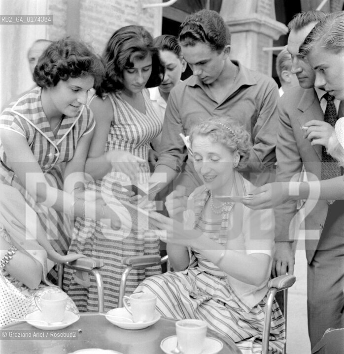 PRESIDENT HENRY TRUMANS DOUGHTER MRS MARGARET TRUMAN - 1955 © ARCHIVIO Graziano Arici/Rosebud2  / POLITICA