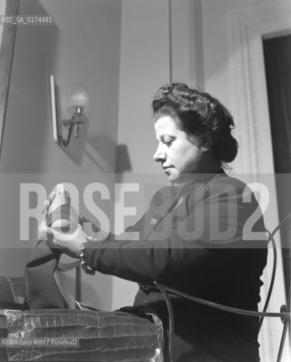THE STYLIST ROSINA FERRAGAMO  - MILAN -1947 - © ARCHIVIO Graziano Arici/Rosebud2  / MODA / STILISTA