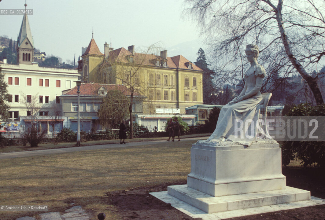 ALTO ADIGE (SUDTIROL), (BOLZANO), MERANO (MERAN) : MONUMENTO ALLIMPERATRICE ELISABETH (SISSI)  - © 2002 Graziano Arici/Rosebud2 / GEO /