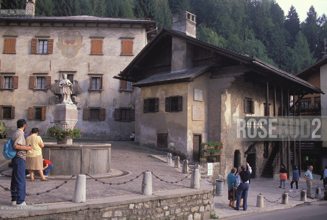 VENETO, PIEVE DI CADORE (BELLUNO) CASA NATALE DI TIZIANO VECELLIO   -  © 2002 Graziano Arici/Rosebud2 / GEO /ARTE