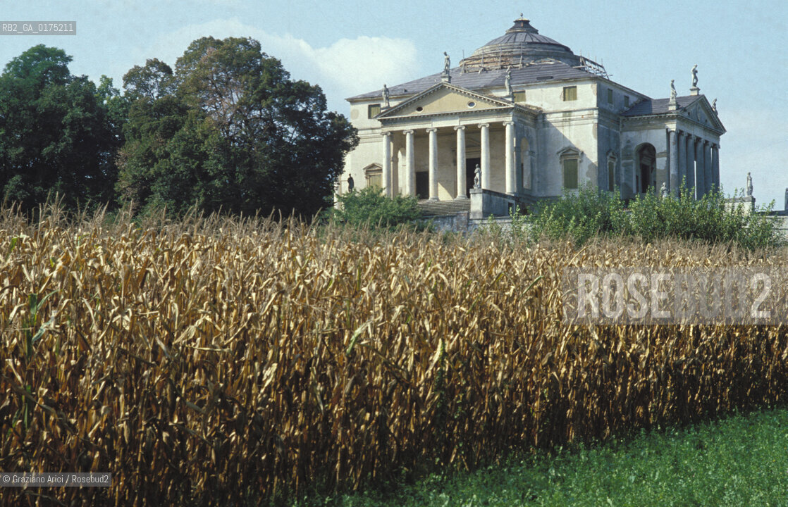 VENETO, (VICENZA) :VILLA LA ROTONDA   -  © 2002 Graziano Arici/Rosebud2 / GEO / PALLADIO / SCAMOZZI / ARCHITETTURA