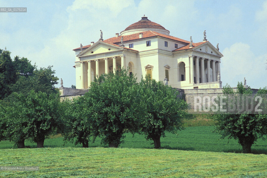VENETO, (VICENZA) :VILLA LA ROTONDA   -  © 2002 Graziano Arici/Rosebud2 / GEO / PALLADIO / SCAMOZZI / ARCHITETTURA