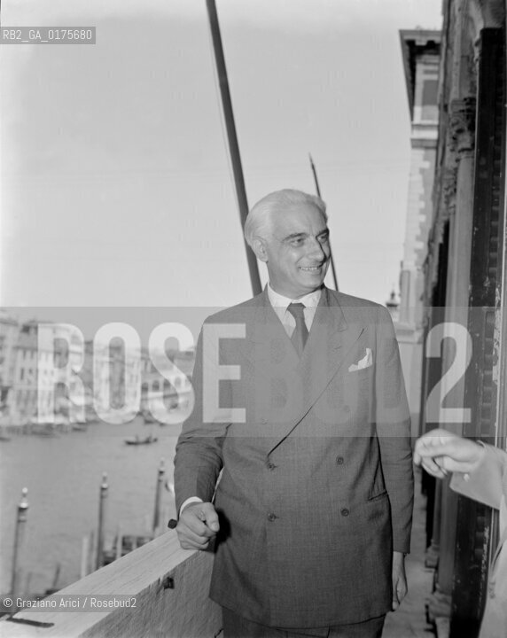 THE MAYOR OF VENICE ANGELO SPANIO - 1953 - © ARCHIVIO Graziano Arici/Rosebud2  / VARIE / SINDACO