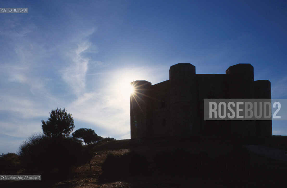 PUGLIA  ,  ( BARI)   ANDRIA  : CASTEL DEL MONTE - © 2002 Graziano Arici/Rosebud2 / GEO / ARCHITETTURA / CASTELLO /