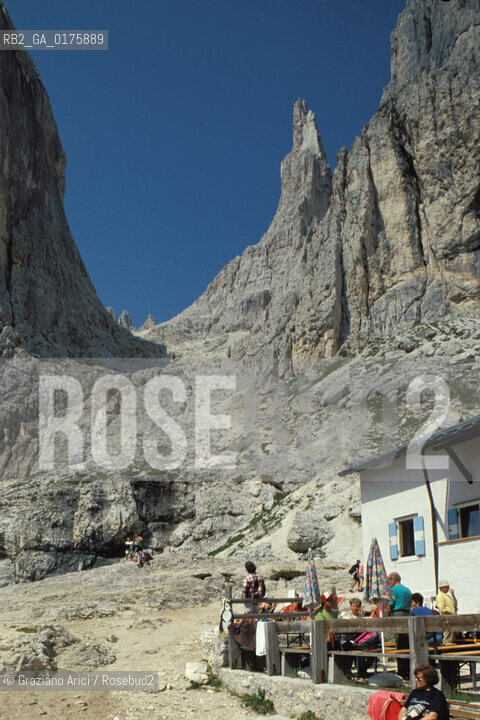 TRENTINO , (TRENTO) : CATINACCIO  - © 2002 Graziano Arici/Rosebud2 / GEO / MONTAGNA