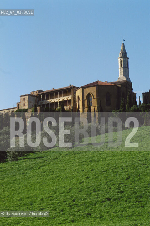 TOSCANA , PIENZA : PANORAMA - © 2002 Graziano Arici/Rosebud2 / GEO / ARCHITETTURA / RINASCIMENTO