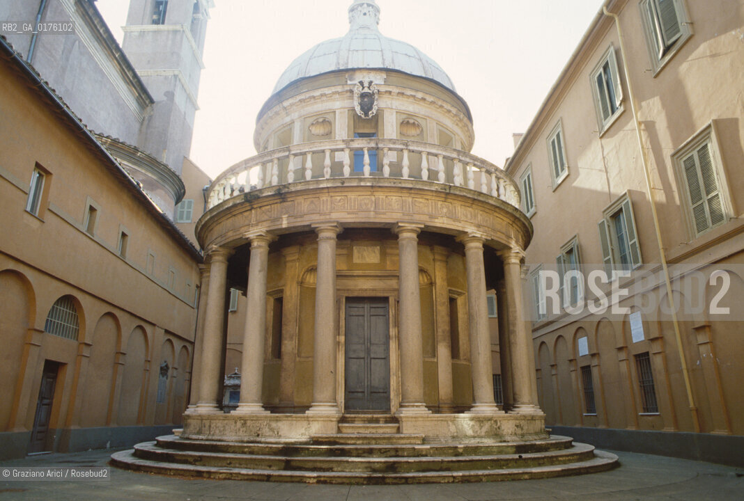 LAZIO, ROMA : S.PIETRO IN MONTORIO - © 1995 Graziano Arici/Rosebud2 / GEO / ARCHITETTURA / BAROCCO / CHIESA