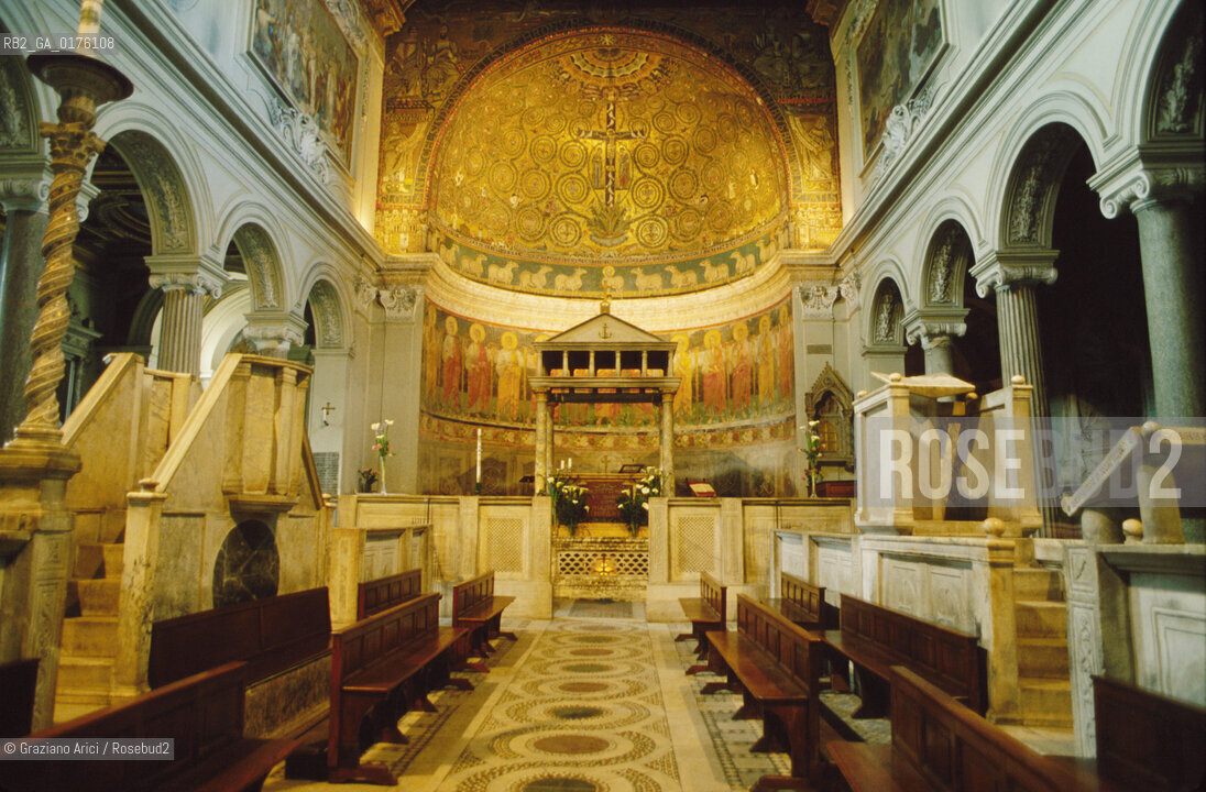 LAZIO, ROMA : S.CLEMENTE - © 1995 Graziano Arici/Rosebud2 / GEO / ARCHITETTURA /