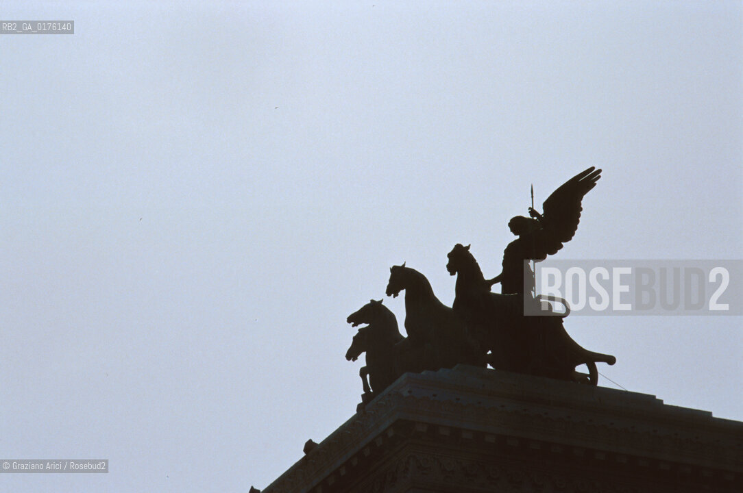 LAZIO, ROMA : IL VITTORIANO  - © 1995 Graziano Arici/Rosebud2 / GEO /