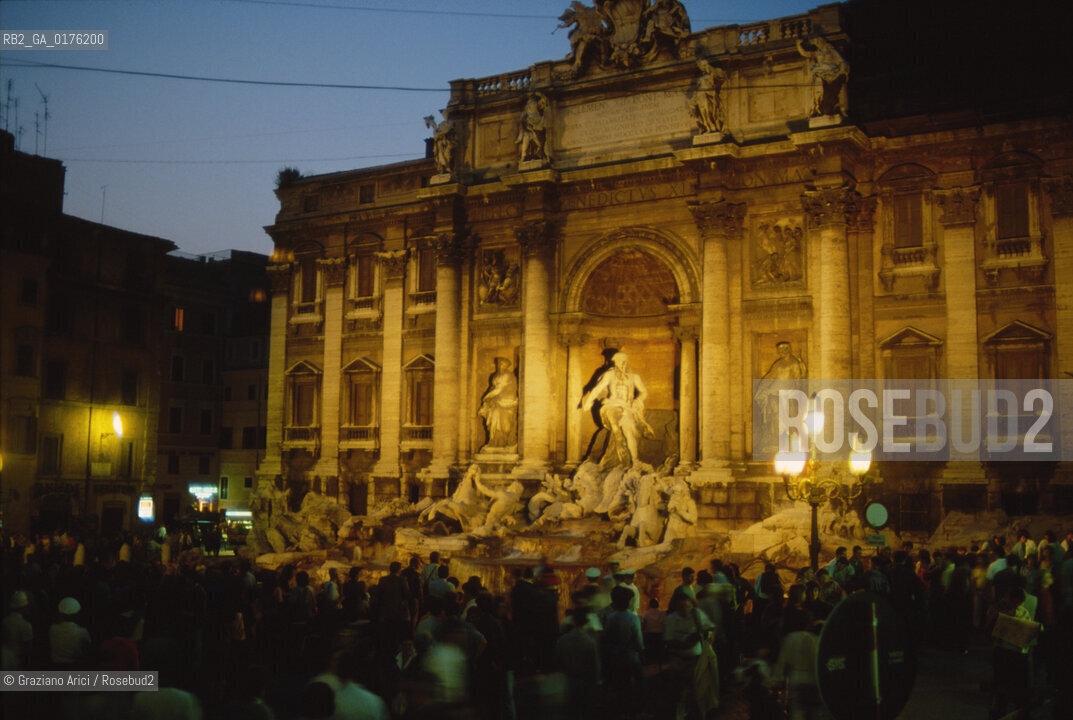 LAZIO, ROMA : FONTANA DI TREVI  - © 1995 Graziano Arici/Rosebud2 / GEO /