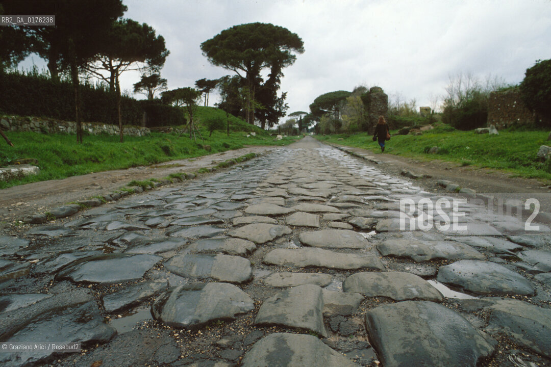 LAZIO, ROMA : VIA APPIA ANTICA     - © 1995 Graziano Arici/Rosebud2 / GEO / ARCHEO